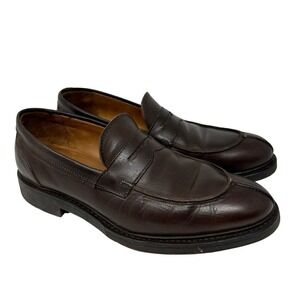 Allen Edmonds Denali Penny Loafers Mens 8.5D Brown Dress Shoes